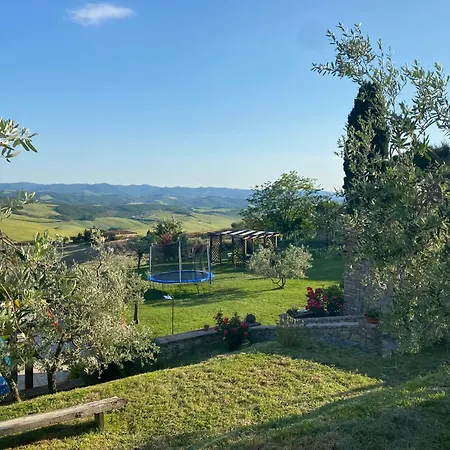 Vista Piscina Casallario Apartment Volterra